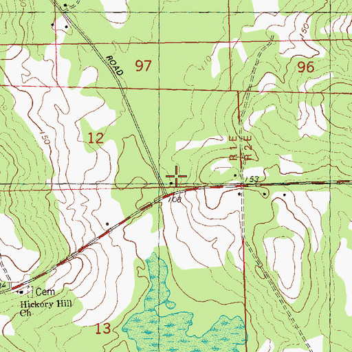 Topographic Map of Strickland School, FL
