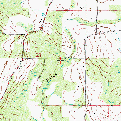 Topographic Map of Sunnyside Church, FL