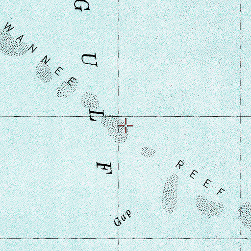 Topographic Map of Suwannee Reef, FL