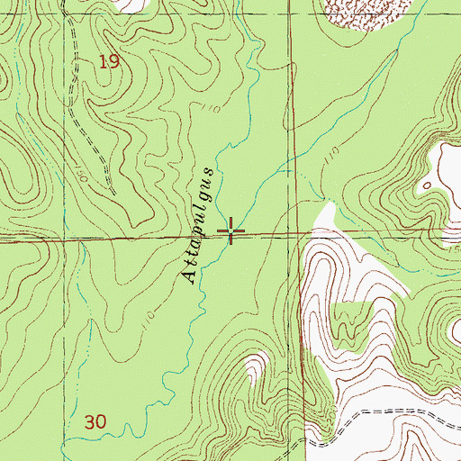 Topographic Map of Swamp Creek, FL