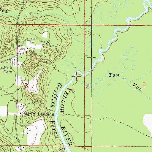 Topographic Map of Tan Vat Branch, FL