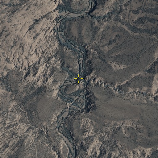Aerial/Satellite Image of Fritz Canyon, AZ
