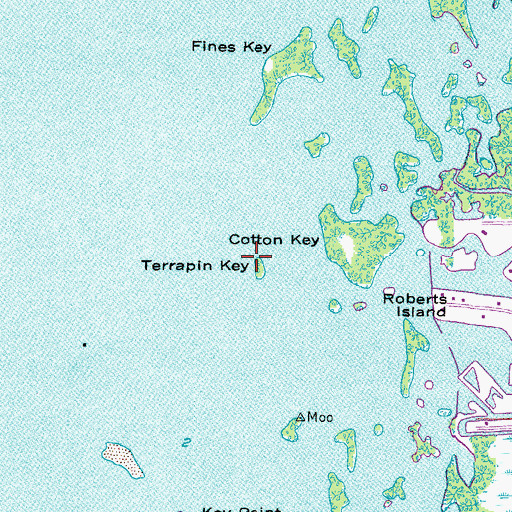 Topographic Map of Terrapin Key, FL