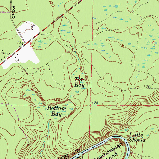 Topographic Map of Top Bay, FL