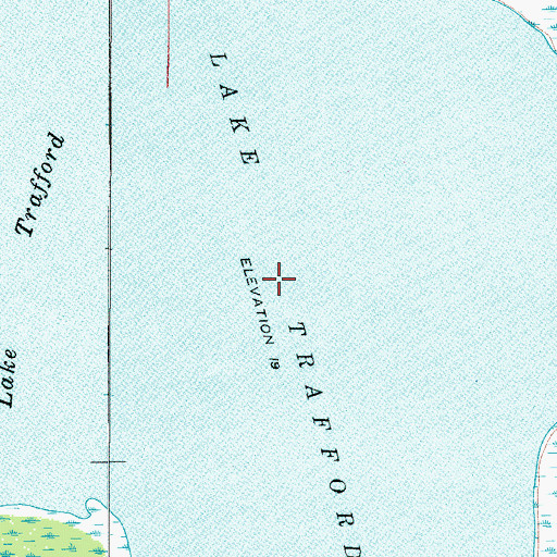Topographic Map of Lake Trafford, FL