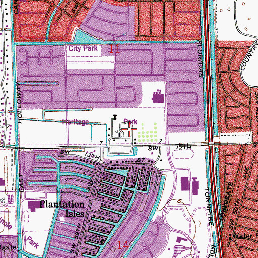 Topographic Map of University of Florida Field Laboratory, FL