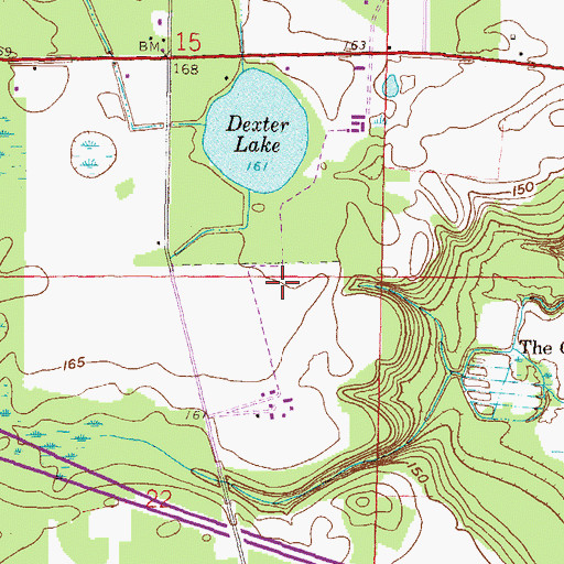Topographic Map of University of Florida Suwannee Valley Experiment Station, FL