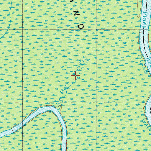 Topographic Map of Van Horn Slough, FL