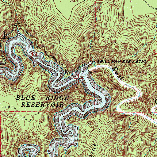 Topographic Map of General Springs Canyon, AZ