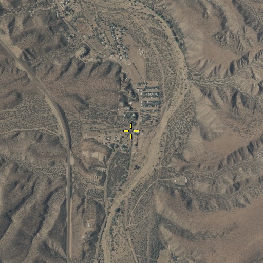 Aerial/Satellite Image of Gerald Wash, AZ