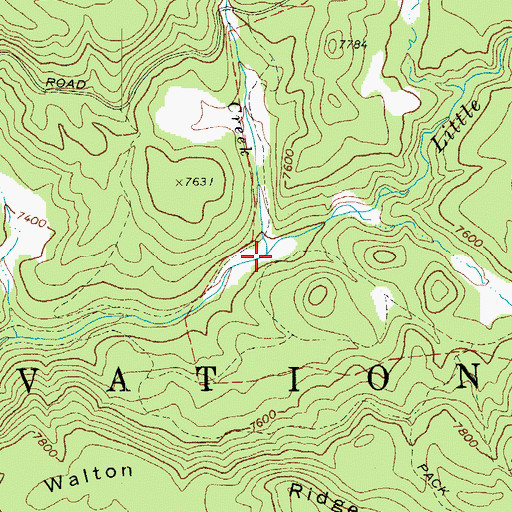 Topographic Map of Cienega Creek, AZ