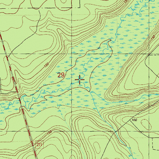 Topographic Map of White Panther Creek, FL