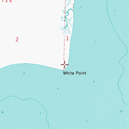 Topographic Map of White Point, FL