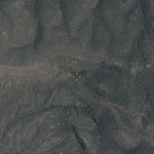 Aerial/Satellite Image of Gilliland Spring, AZ