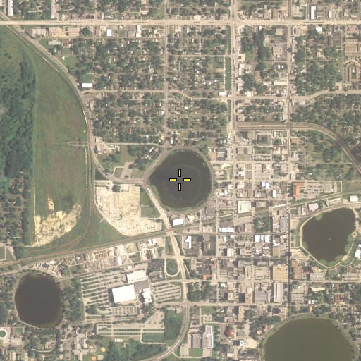 Aerial/Satellite Image of Lake Wire, FL