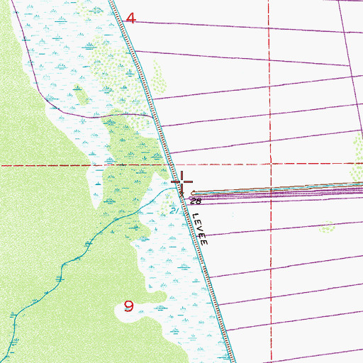 Topographic Map of Wolf Creek, FL