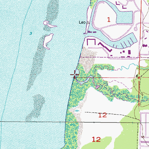 Topographic Map of Yucca Pen Creek, FL