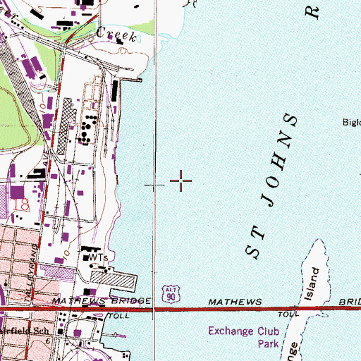 Topographic Map of Terminal Channel, FL