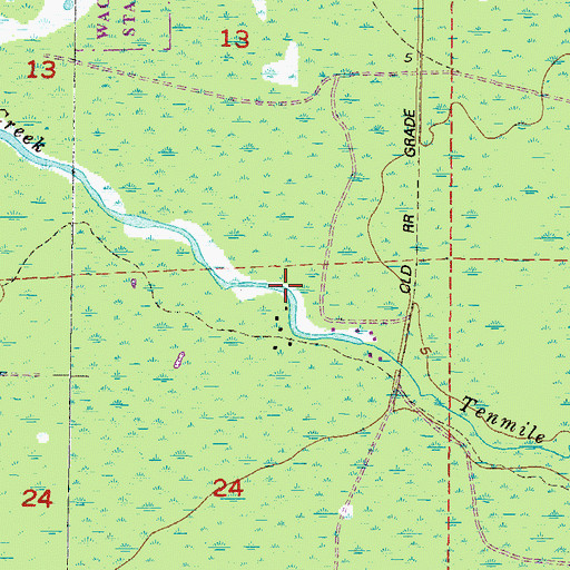Topographic Map of Camp C, FL