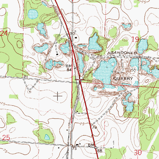 Topographic Map of Gunnals, FL