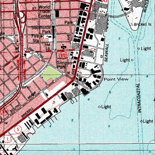 Topographic Map of Saint Jude Church, FL