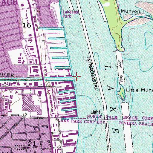 Topographic Map of Earman River, FL