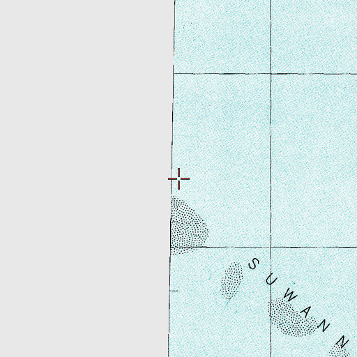 Topographic Map of White Shell Bar, FL