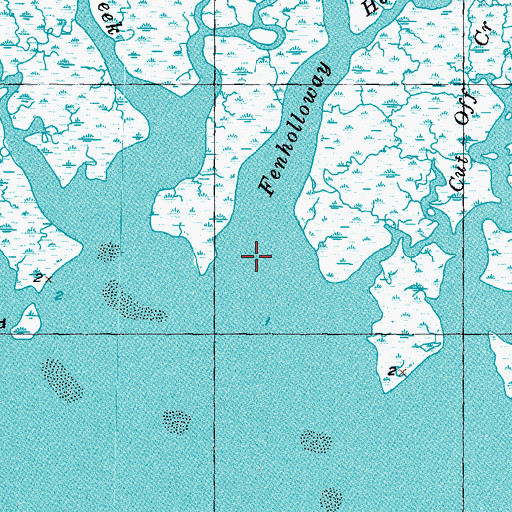 Topographic Map of Fenholloway River, FL