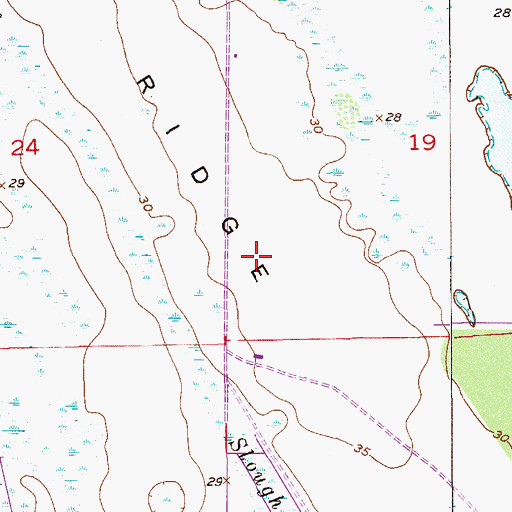 Topographic Map of Green Ridge, FL