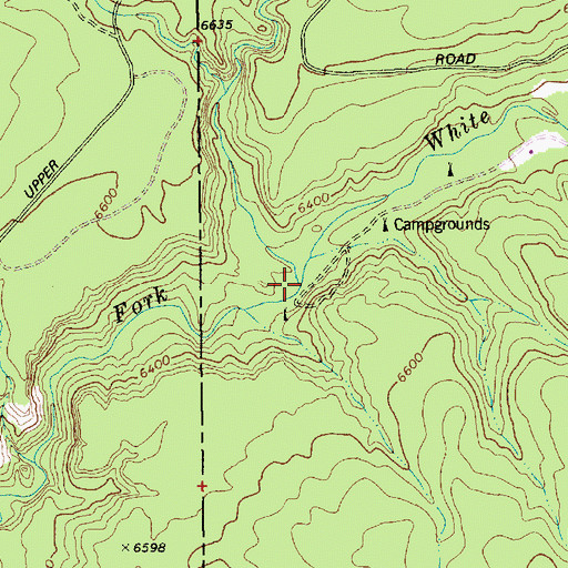 Topographic Map of Gomez Creek, AZ