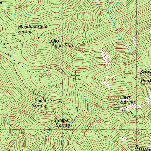 Topographic Map of Cima Ranger Station, AZ