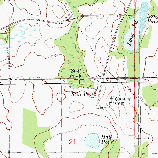 Topographic Map of Still Pond, FL