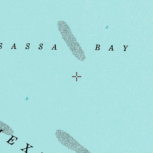 Topographic Map of Waccasassa Bay, FL