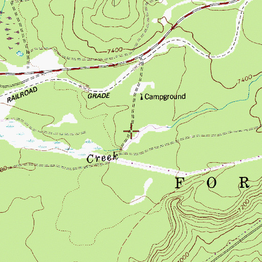Topographic Map of Gooseberry Dam Lake, AZ