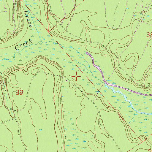 Topographic Map of Tolomato (historical), FL