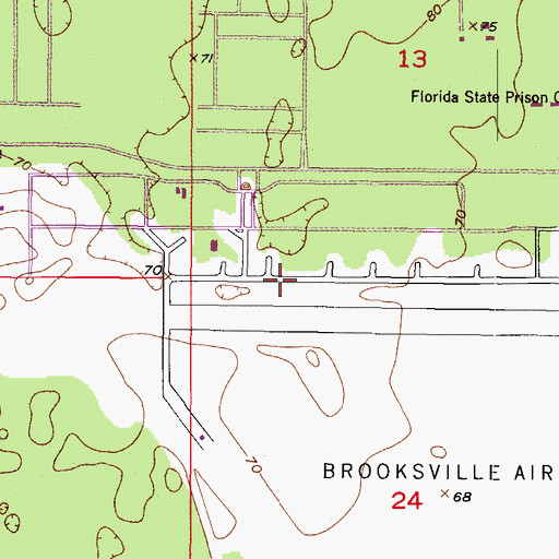 Topographic Map of State of Florida, FL