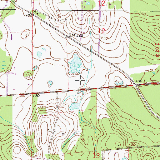 Topographic Map of Heijahs Town (historical), FL