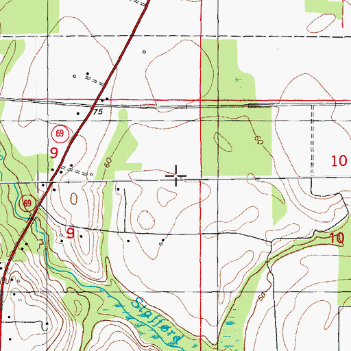 Topographic Map of Eufala (historical), FL