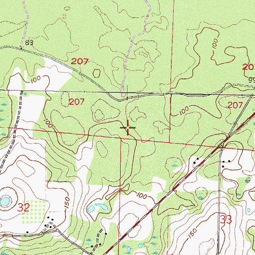 Topographic Map of Etotulga (historical), FL