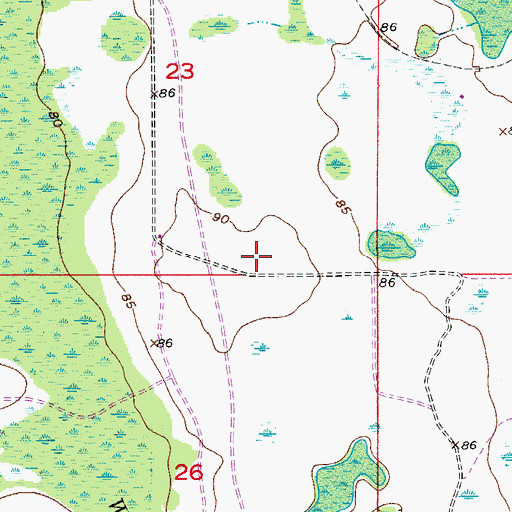 Topographic Map of Tala Apopka (historical), FL
