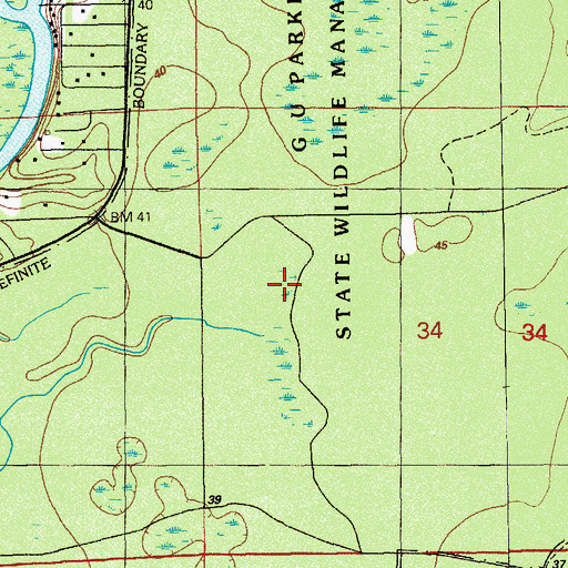 Topographic Map of Iolee (historical), FL