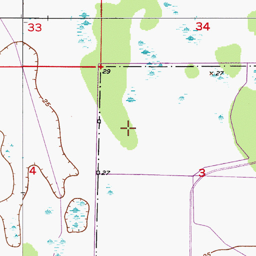 Topographic Map of Mayaimi (historical), FL