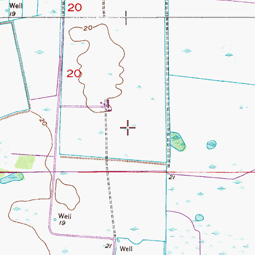 Topographic Map of Mayacas (historical), FL