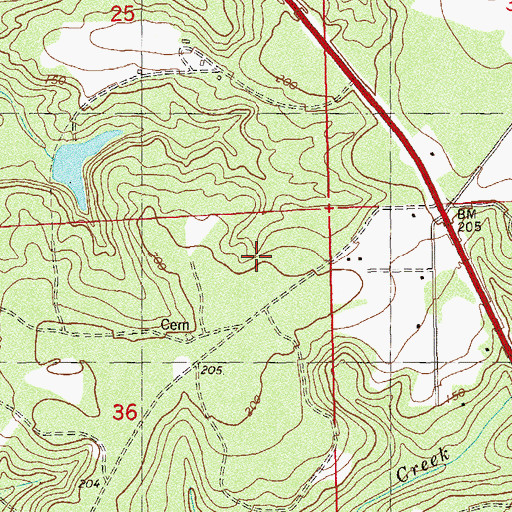 Topographic Map of Ohathlockhouchy (historical), FL