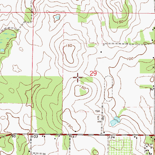 Topographic Map of Paynes Town (historical), FL
