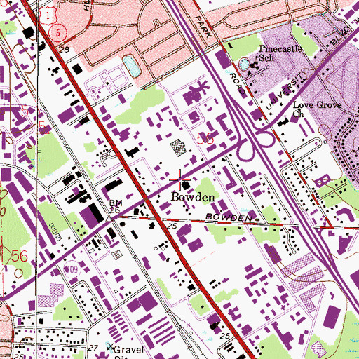 Topographic Map of San Nicolas Palica (historical), FL
