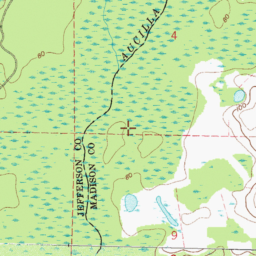 Topographic Map of San Juan Ospalaga (historical), FL