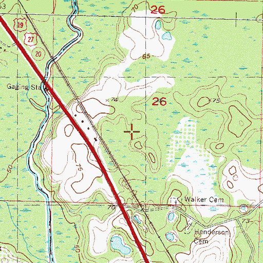 Topographic Map of San Lorenzo Ibitachuco (historical), FL