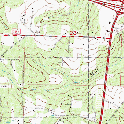 Topographic Map of Hatchcakamocha (historical), FL