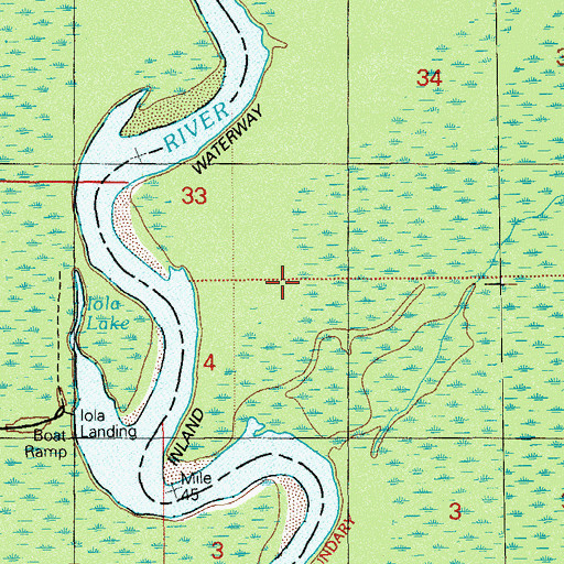 Topographic Map of Estanifanulga (historical), FL